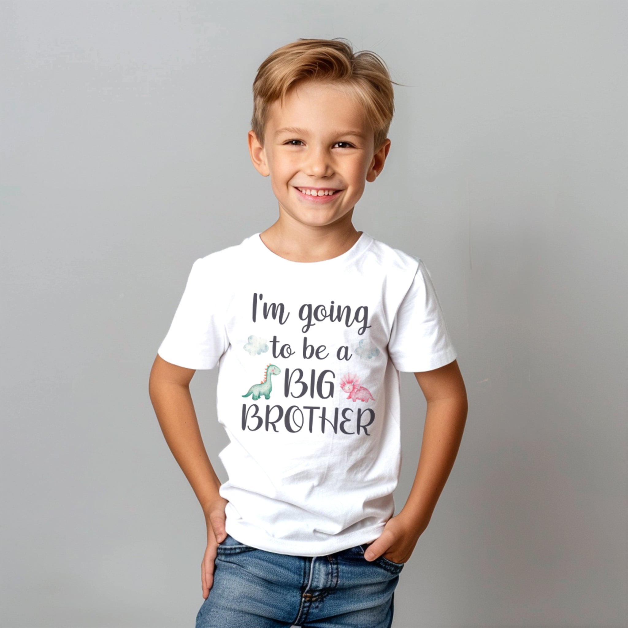 I m Going To Be a Big Brother Dinosaur T Shirt